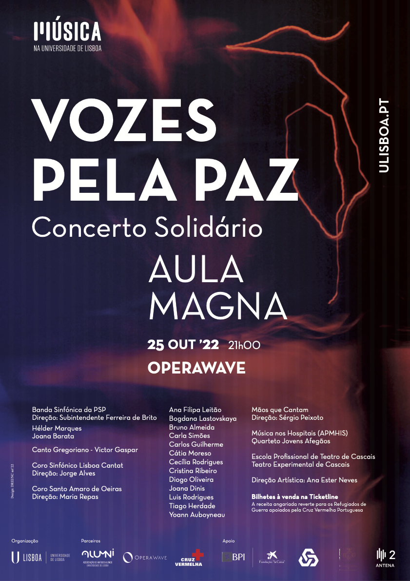 Vozes pela paz – concerto solidário